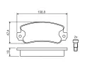 BOSCH Sada brzdovch destiek - kotouov brzda BO 0986424098, 0 986 424 098