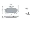 BOSCH Sada brzdovch destiek - kotouov brzda BO 0986424371, 0986424371