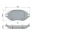 BOSCH Sada brzdovch destiek BO 0986424386, 0 986 424 386