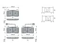 BOSCH Sada brzdovch destiek BO 0986424390, 0 986 424 390
