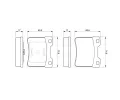 BOSCH Sada brzdovch destiek - kotouov brzda BO 0986424411, 0 986 424 411
