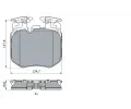 BOSCH Sada brzdovch destiek BO 0986424431, 0 986 424 431