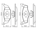 BOSCH Sada brzdovch destiek - kotouov brzda BO 0986424449, 0 986 424 449