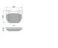 BOSCH Sada brzdovch destiek BO 0986424606, 0 986 424 606