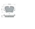 BOSCH Sada brzdovch destiek BO 0986424623, 0 986 424 623