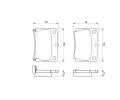 BOSCH Sada brzdovch destiek - kotouov brzda BO 0986424711, 0986424711