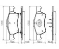 BOSCH Sada brzdovch destiek - kotouov brzda BO 0986424765, 0 986 424 765