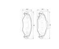 BOSCH Sada brzdovch destiek - kotouov brzda BO 0986424788, 0 986 424 788