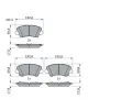 BOSCH Sada brzdovch destiek BO 0986424863, 0 986 424 863