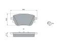 BOSCH Sada brzdovch destiek BO 0986424889, 0 986 424 889