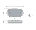 BOSCH Sada brzdovch destiek BO 0986424890, 0 986 424 890