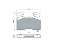 BOSCH Sada brzdovch destiek BO 0986424894, 0 986 424 894