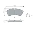 BOSCH Sada brzdovch destiek BO 0986424929, 0 986 424 929