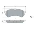 BOSCH Sada brzdovch destiek BO 0986424930, 0 986 424 930