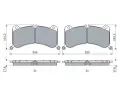 BOSCH Sada brzdovch destiek BO 0986424943, 0 986 424 943