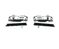 BOSCH Sada brzdovch destiek BO 0986424965, 0 986 424 965