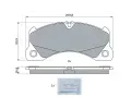 BOSCH Sada brzdovch destiek BO 0986424970, 0 986 424 970