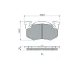 BOSCH Sada brzdovch destiek BO 0986424992, 0 986 424 992
