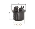 BOSCH Palivov filtr BO 0986450104, 0 986 450 104