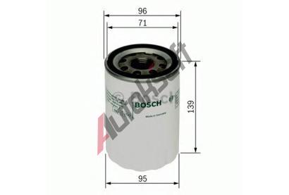 BOSCH Olejový filtr BO 0986452046, 0 986 452 046 BOSCH Olejový filtr BO 0986452046, 0 986 452 046