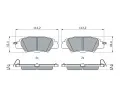 BOSCH Sada brzdovch destiek BO 0986460006, 0 986 460 006