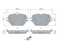 BOSCH Sada brzdovch destiek BO 0986460039, 0 986 460 039