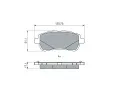BOSCH Sada brzdovch destiek BO 0986460048, 0 986 460 048