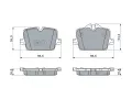 BOSCH Sada brzdových destiček BO 0986460056, 0 986 460 056