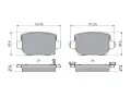 BOSCH Sada brzdovch destiek BO 0986460087, 0 986 460 087