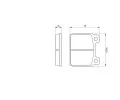BOSCH Sada brzdovch destiek - kotouov brzda BO 0986460113, 0 986 460 113