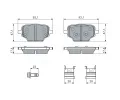 BOSCH Sada brzdovch destiek BO 0986460143, 0 986 460 143