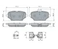 BOSCH Sada brzdovch destiek ‐ BO 0986460154