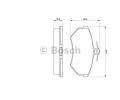 BOSCH Sada brzdovch destiek - kotouov brzda BO 0986460944, 0 986 460 944