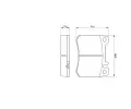 BOSCH Sada brzdovch destiek - kotouov brzda BO 0986460959, 0 986 460 959