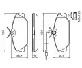 BOSCH Sada brzdovch destiek - kotouov brzda BO 0986461765, 0 986 461 765