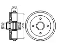 Brzdov buben BOSCH ‐ BO 0986477002