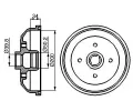 Brzdov buben BOSCH ‐ BO 0986477040