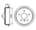 Brzdov buben BOSCH ‐ BO 0986477096