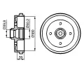 Brzdov buben BOSCH ‐ BO 0986477111