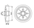 Brzdov buben BOSCH ‐ BO 0986477126