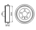 BOSCH Brzdov buben - 200 mm BO 0986477133, 0 986 477 133