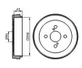 Brzdov buben BOSCH ‐ BO 0986477138