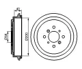 Brzdov buben BOSCH ‐ BO 0986477141