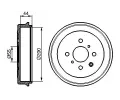 Brzdov buben BOSCH ‐ BO 0986477148