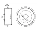 Brzdov buben BOSCH ‐ BO 0986477168