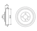 Brzdov buben BOSCH ‐ BO 0986477194