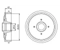 Brzdov buben BOSCH ‐ BO 0986477201