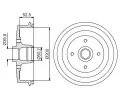 Brzdov buben BOSCH ‐ BO 0986477217