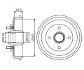 Brzdov buben BOSCH ‐ BO 0986477266