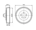 BOSCH Brzdov buben BO 0986477285, 0 986 477 285